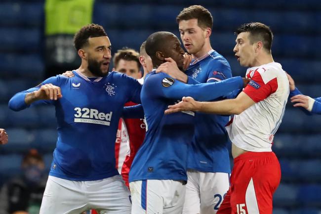Slavia Prague APOLOGISE to Rangers’ Glen Kamara as Kudela banned TEN games