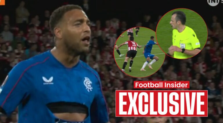 ‘Clear Offence’: Ex-PGMOL boss shocked as Dessers denied Rangers penalty v Athletic Bilbao