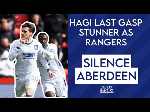 Last Gasp Rangers Silence Aberdeen