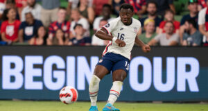 George Bello in action for LASK, potential Rangers transfer target