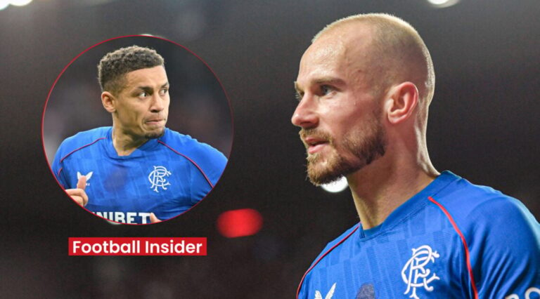 James Tavernier reacts to Vaclav Cerny announcement at Rangers