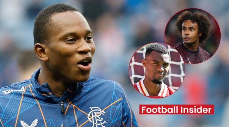 Man United and Liverpool stars react to Neraysho Kasanwirjo’s Rangers message