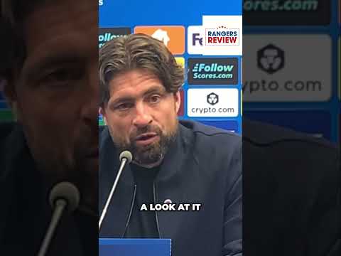 “I’m sorry the fans had to witness that” Russell Martin apologises to Rangers fans