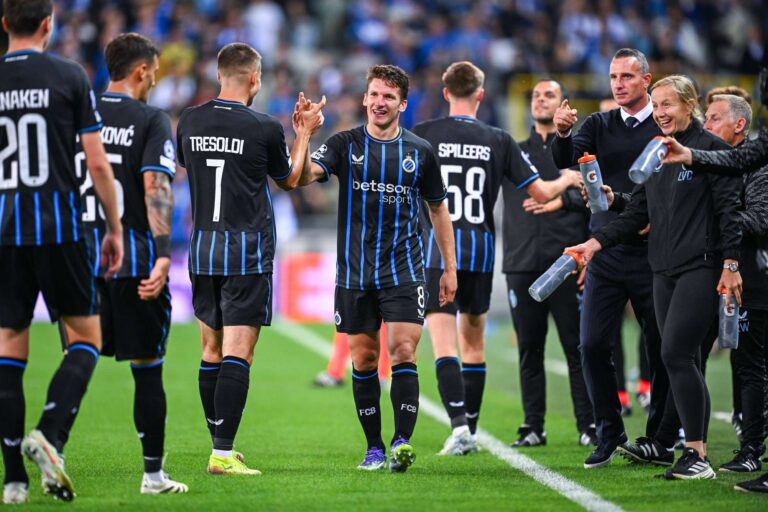 Club Brugge 6-0 Rangers: Raphael Onyedika gives Eric Chelle potential headache as Belgian giants seal Champions League qualification