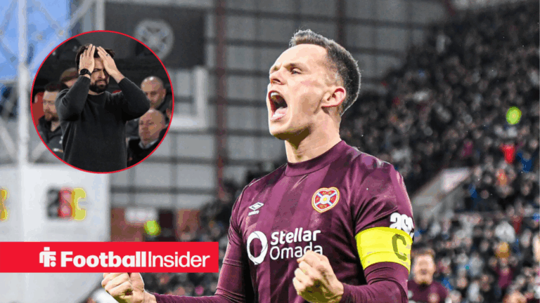 ‘A guilty man’ – Lawrence Shankland booed by Rangers fans following controversial Hearts moment