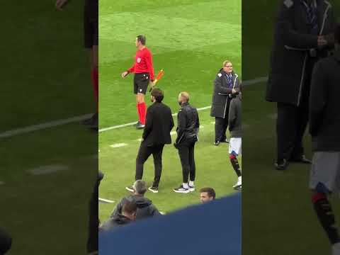 Russell Martin heads for the tunnel as fan chant for him to be sacked