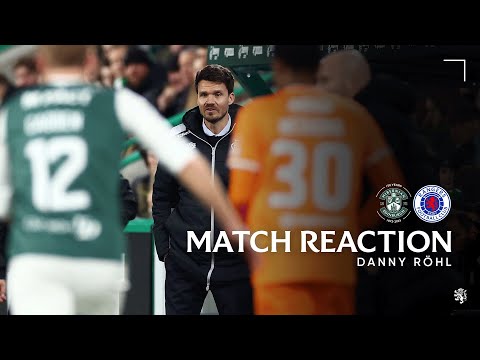Danny Röhl reacts to Easter Road Delight | Reaction | 29 Oct 2025