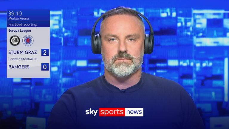 Rangers defensive horror show costs them at Sturm Graz