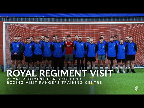 FEATURE | Royal Regiment for Scotland Boxing visit Rangers Training Centre