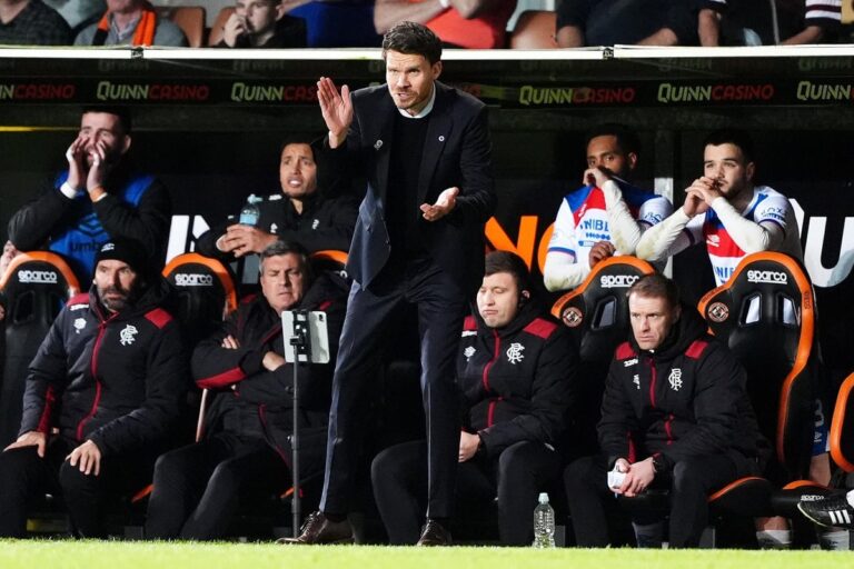 Danny Rohl sees Rangers progress despite boos from fans after draw at Tannadice