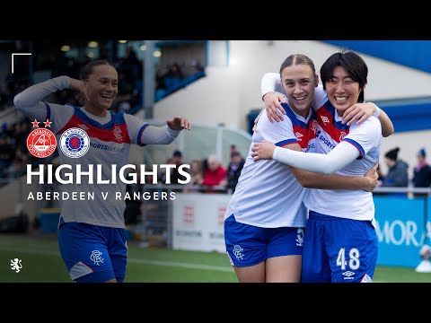 HIGHLIGHTS | Aberdeen v Rangers Women | 21 Dec 2025