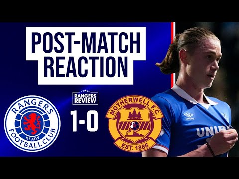 Rangers BACK to winning ways in end-to-end Motherwell win
