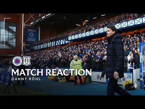 Danny Röhl’s evaluation of game against Dundee | REACTION | 25 Jan 26