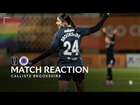 Calliste Brookshire Reacts to Glasgow City Result | 25 Jan 2026