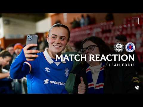 Leah Eddie Reacts to Scottish Cup Win over Partick Thistle | 15 Feb 2026