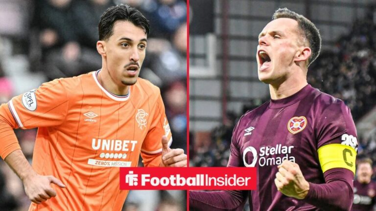 Bojan Miovski looking over his shoulder as Rangers ready medical for Lawrence Shankland