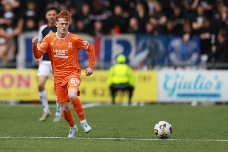 Rangers starlet on 24-hour whirlwind Danny Rohl message and why Falkirk dead-rubber will always mean more to him