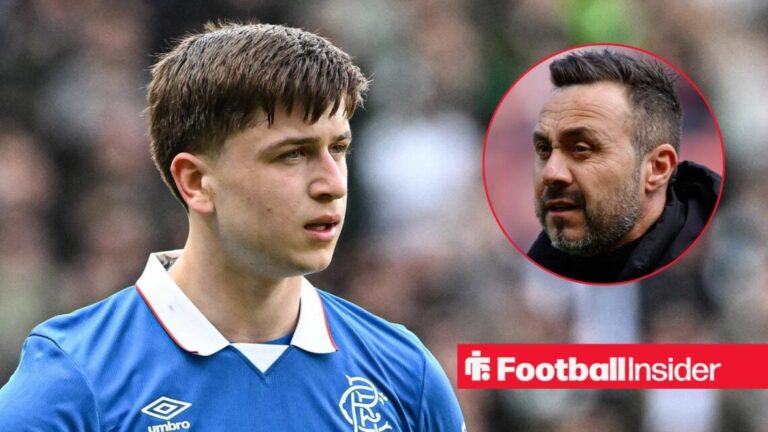 Insider: Roberto De Zerbi to make Mikey Moore decision as Rangers eye permanent deal