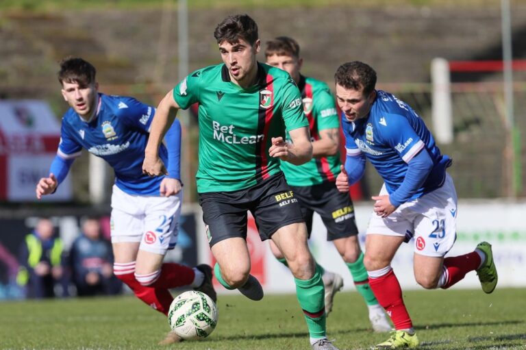 ‘He might want a change’: Ali Pour provides update on future of Glentoran star