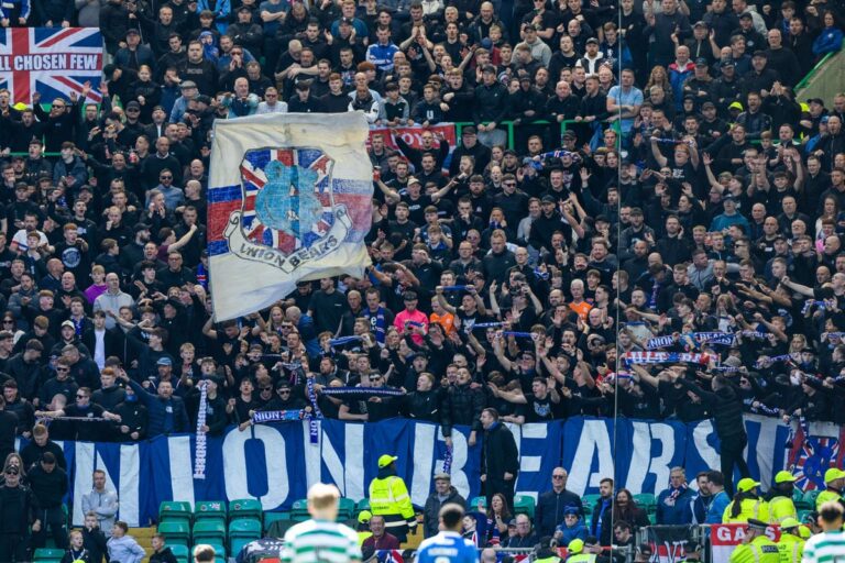 Union Bears banners present despite ban for Celtic v Rangers Old Firm derby