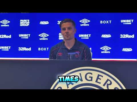 Cammy Devlin Rangers – Delighted to be here