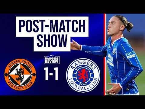 Dundee United 1-1 Rangers: LIVE match reaction