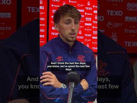 Dan Neil discusses his start to life at Rangers