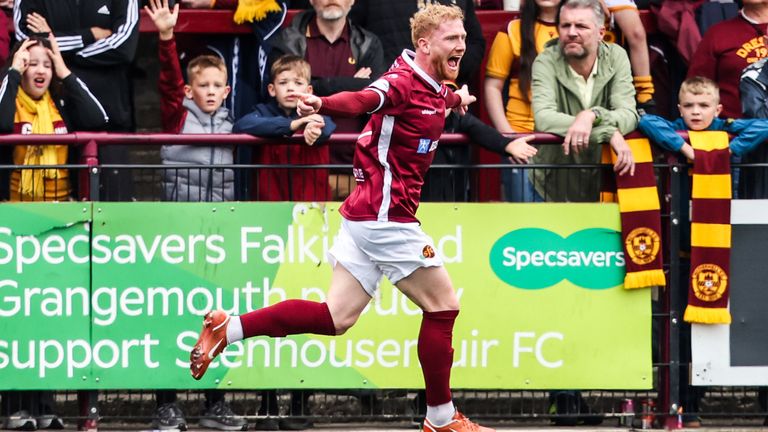 Rangers, Hearts and Hibs through in League Cup as Stenhousemuir shock Motherwell