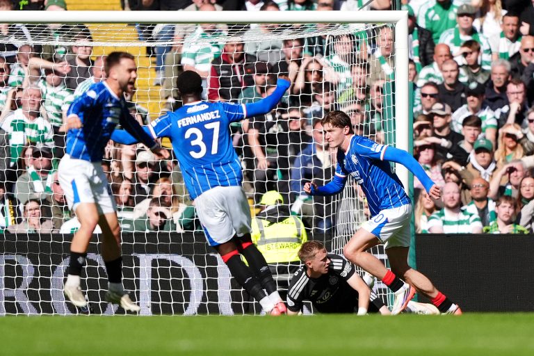Ryan Naderi on target as Rangers make it a double against Celtic