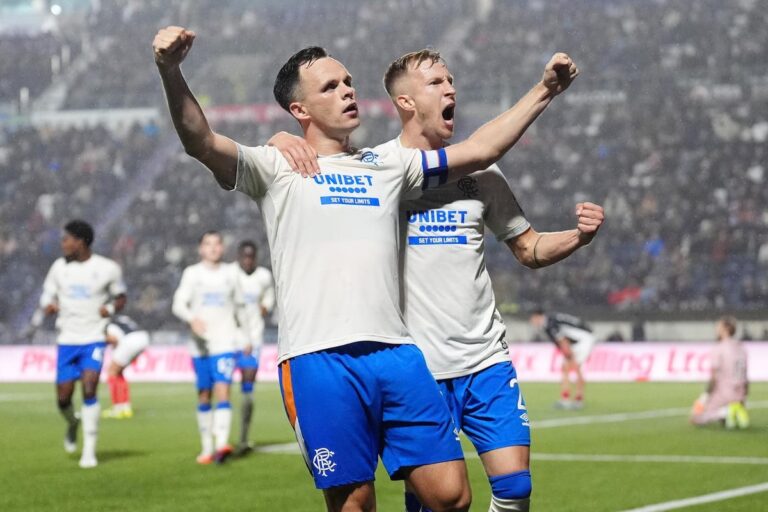 Derek McInnes hails Rangers matchwinner Lawrence Shankland after victory at Falkirk