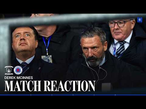 Derek McInnes reacts to today’s victory against Falkirk | 02 Sept 2026