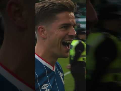 FULL-TIME SCENES AT PARKHEAD. WE ARE RANGERS 💙