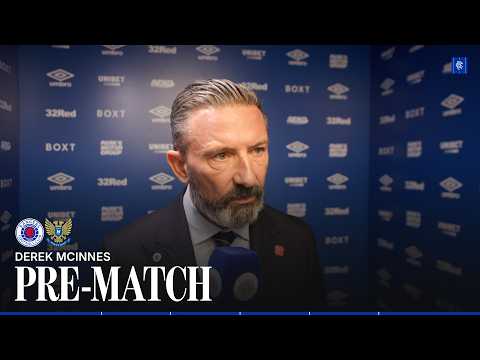 PREMATCH | Derek McInnes | Rangers v St Johnstone 24 Oct 2026