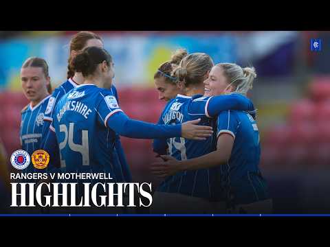 HIGHLIGHTS | Rangers Women v Motherwell | 25 Oct 2026