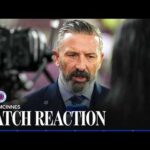 Derek McInnes reacts to the draw against Hearts | 28 Oct 2026