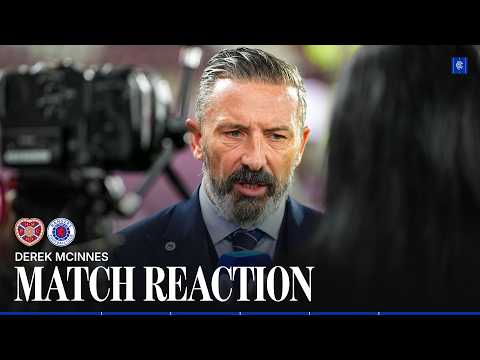 Derek McInnes reacts to the draw against Hearts | 28 Oct 2026