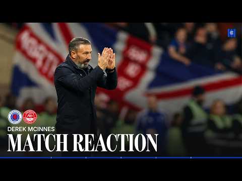 Derek McInnes reacts to reaching the Premier Sports Cup Final | 31 Oct 2026