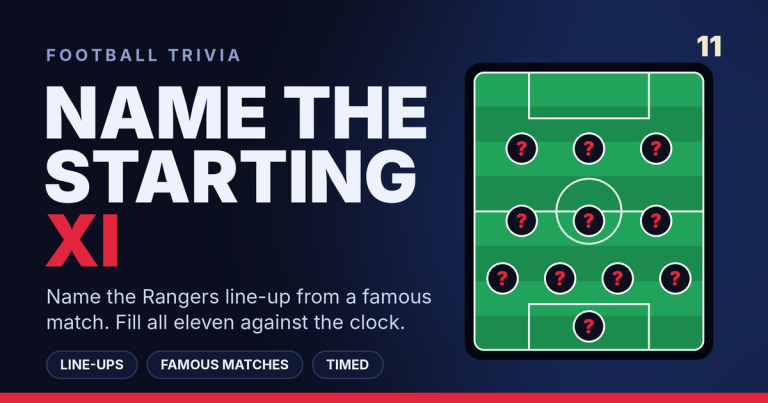 Name The Starting XI